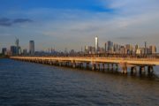 Day Skyline Panorama Manhattan New York City NY