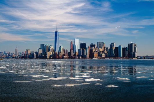 Day Skyline Panorama Manhattan New York City NY