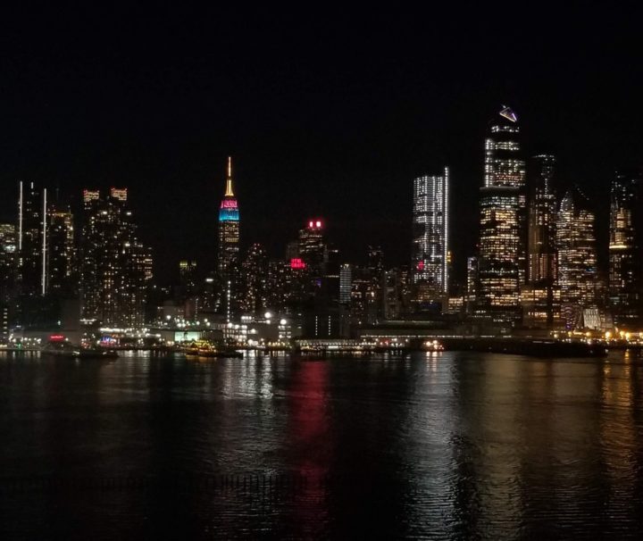 Manhattan SKYLINE at NIGHT New York City