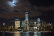 Manhattan SKYLINE at NIGHT New York City