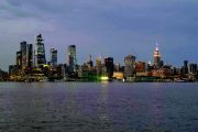 Manhattan SKYLINE at NIGHT New York City